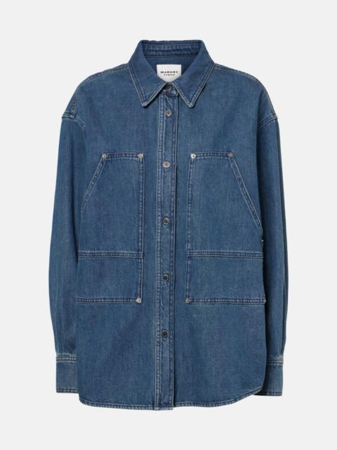 Okely denim overshirt