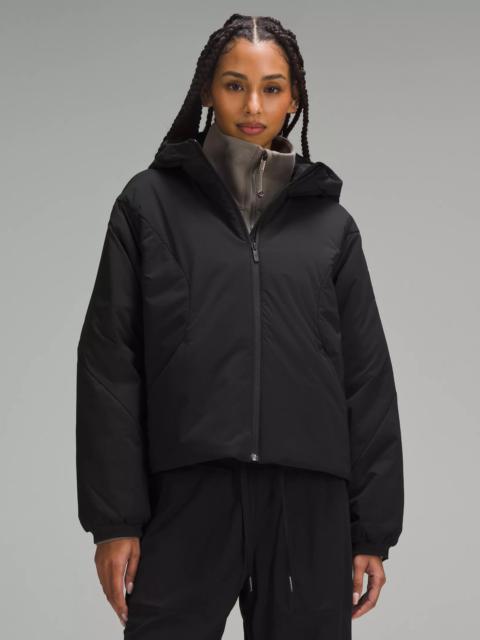 Water-Resistant Insulated Hooded Jacket