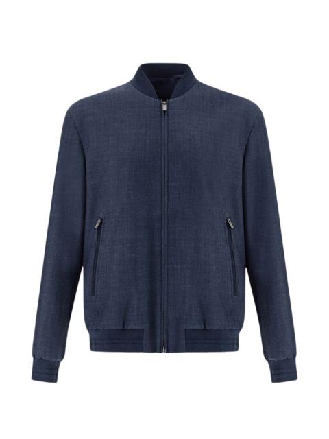 x Loro Piana Jersely® bomber jacket