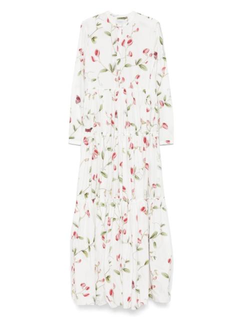 floral-print maxi dress