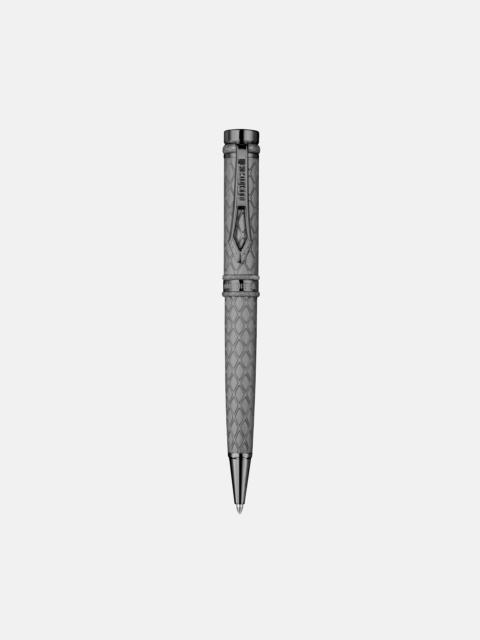 Roberto Cavalli Ballpoint Pen, Black Color & Gun color with pattern