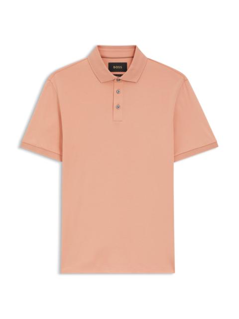 REGULAR-FIT POLO SHIRT IN MERCERIZED ITALIAN COTTON