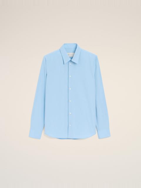 BLUE COTTON TAILOR EMBROIDERED AMI DE COEUR SHIRT