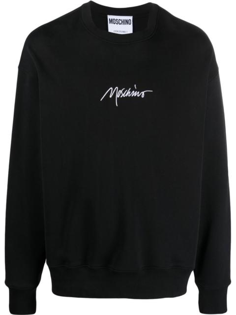 logo-print crew-neck sweatshirt