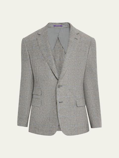 Men's Houndstooth Two-Button Sport Coat