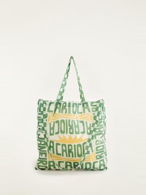 Green Biriba Tote Fruit Bag