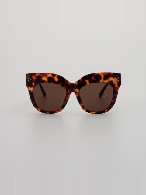 Dunaway Sunglasses in Tortoiseshell Frame