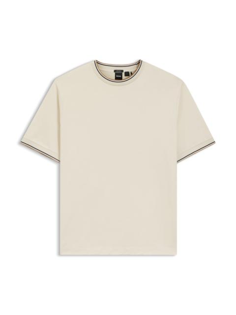 REGULAR-FIT T-SHIRT IN MERCERISED COTTON