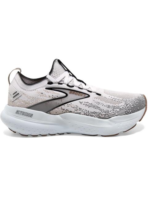 Brooks Glycerin StealthFit 21 White Grey Black (Women's)