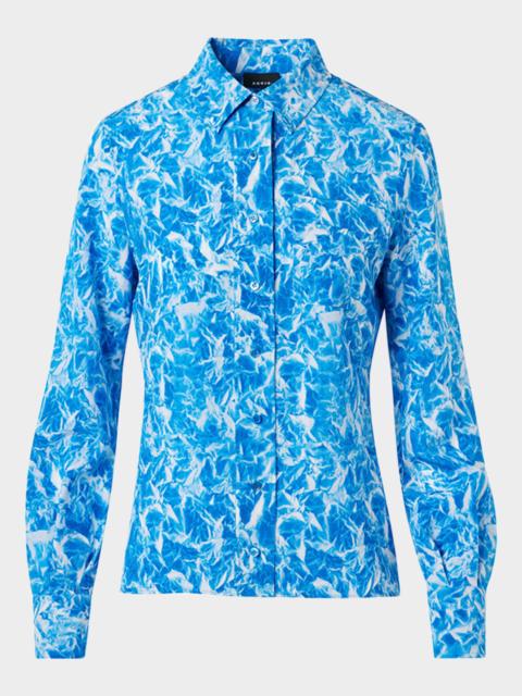 Whitecaps Printed Long-Sleeve Shirt