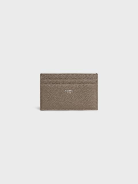 CARD HOLDER IN GRAINED CALFSKIN