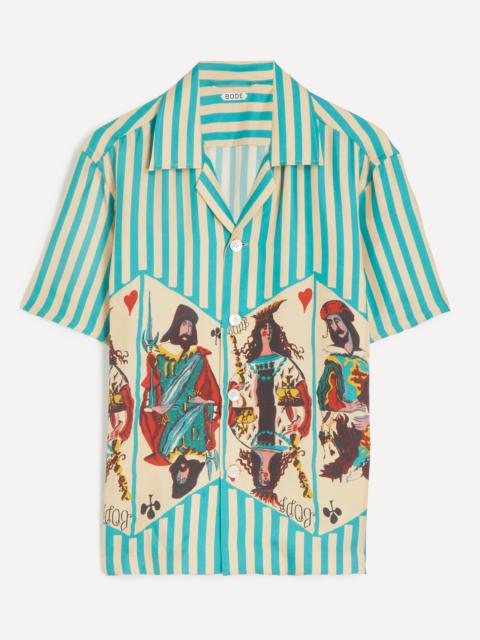 Royals Silk Short-Sleeve Shirt