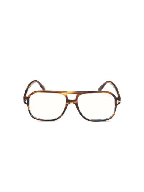 square-frame glasses