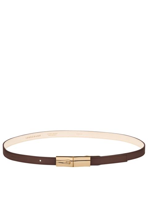 Ladies' belt Mocha - Leather