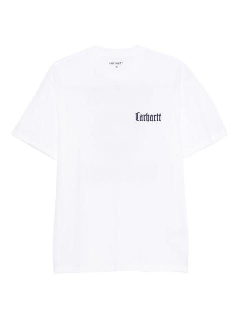embroidered-logo T-shirt