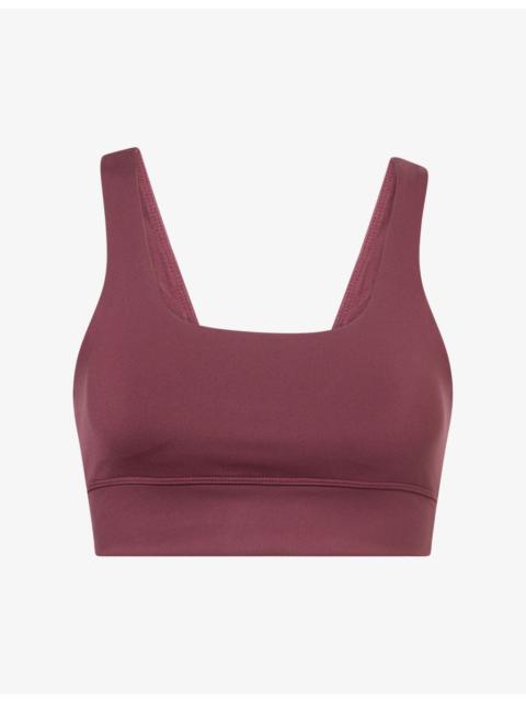 Freesoft Scoop-Neck Stretch-Woven Bra