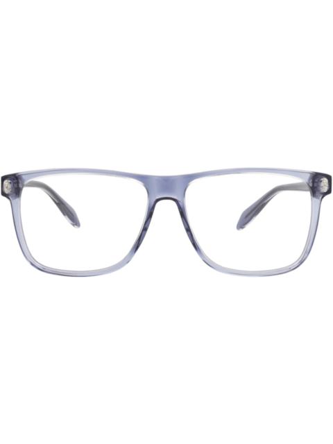 Alexander McQueen Square-Frame Acetate Optical Frames Blue Blue Transparent (AM0247O-30008655-004)