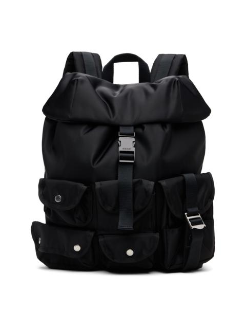 Black Nylon Backpack