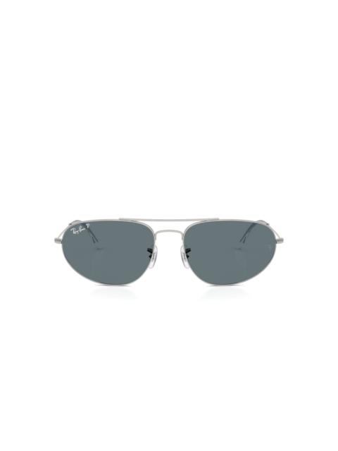 Explorer IV pilot-frame double-bridge sunglasses