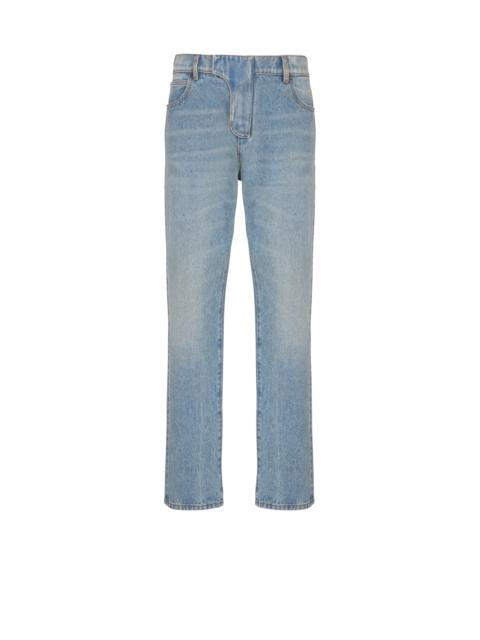 Regular-fit denim jeans