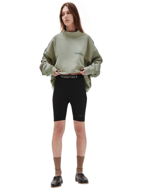 ATHLETIC BIKER SHORT IN BLACK