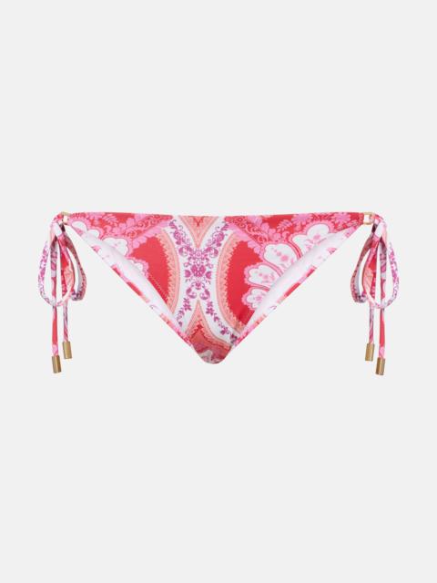 Cancun printed bikini bottoms
