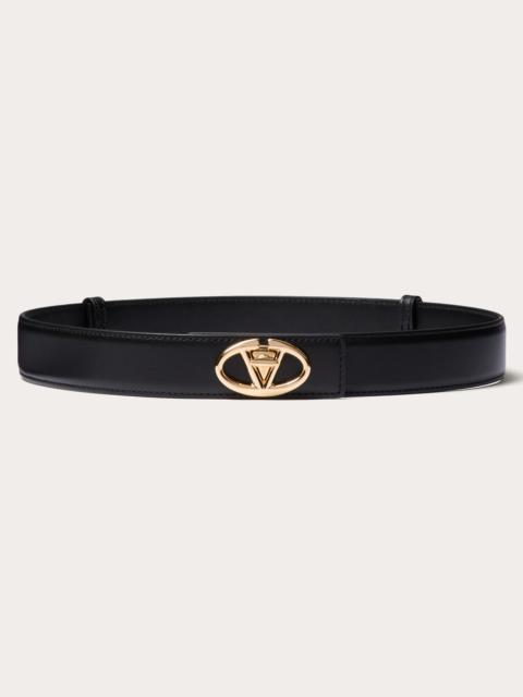 THE BOLD EDITION VLOGO CALFSKIN BELT 30 MM