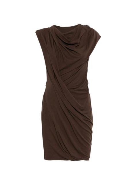 twist-design mini dress