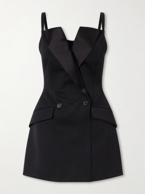 Grain De Poudre Wool Mini Dress