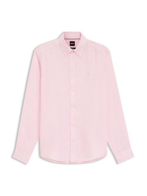 REGULAR-FIT SHIRT IN LINEN