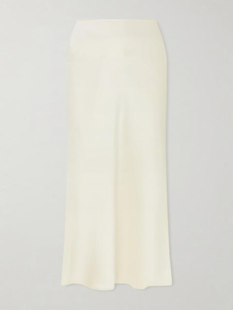 Satin Midi Skirt