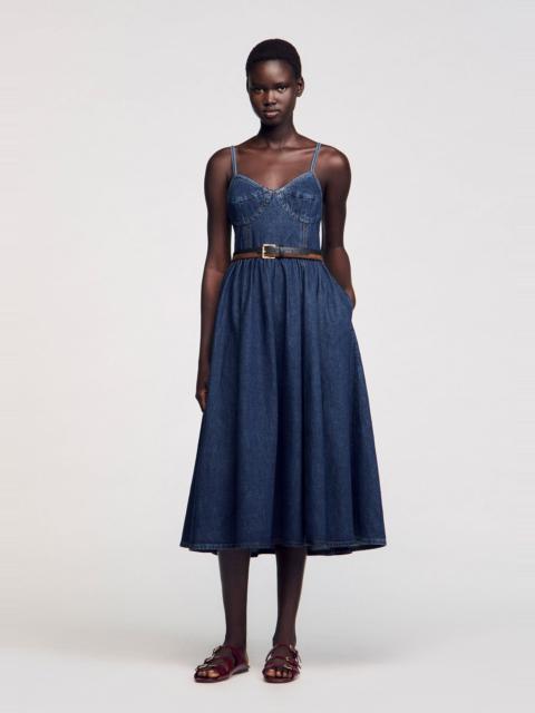 MIDI DENIM DRESS