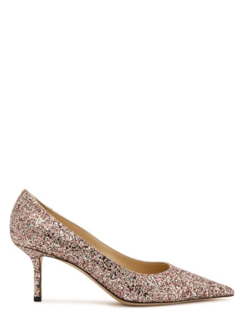 Jimmy Choo Love 65 Glittered Pumps