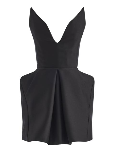 Le Petite Wool-Silk Dress black