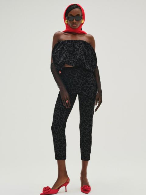 Midnight Velvet Capri Pant