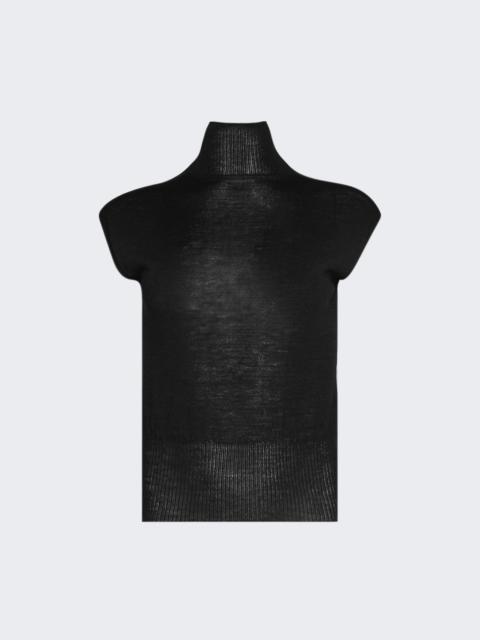 Sl Turtle Knit Top Black