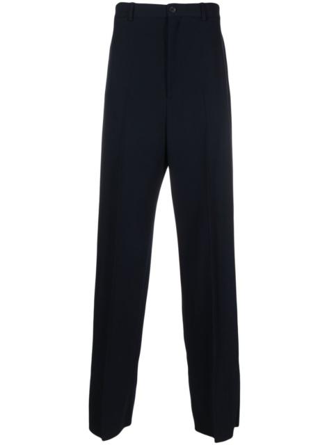 Men's Large Fit Tailored Pants in Navy Blue