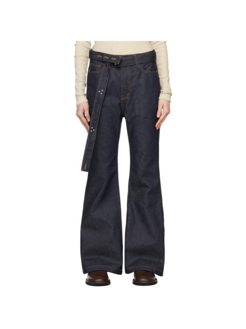 BOOTCUT 【OPEN LOOSE Yy】BELTED JEAN