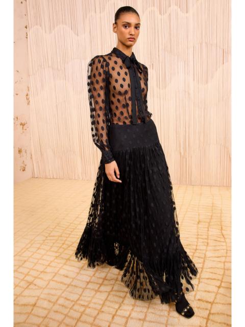 Vera Lace High Waist Maxi Skirt