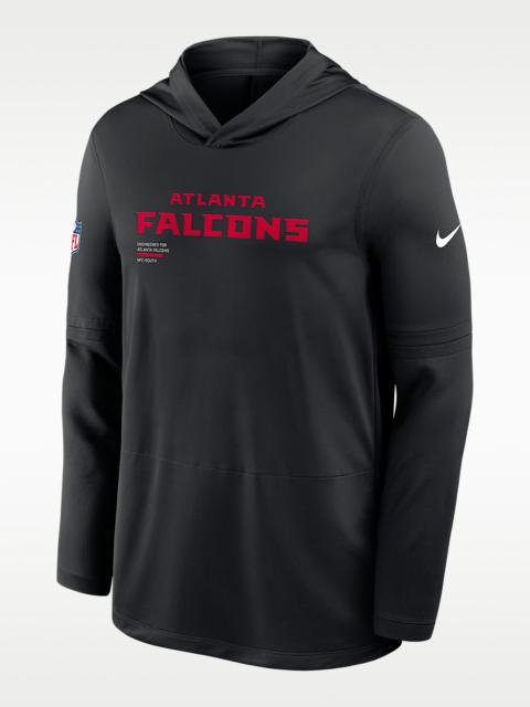 Atlanta Falcons Pure Fury Sideline Men's Nike Dri-FIT NFL Long-Sleeve Hooded Top