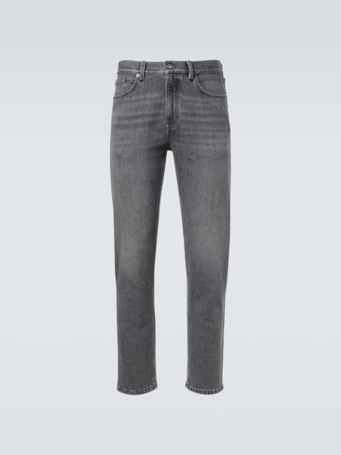 Mid-rise slim jeans