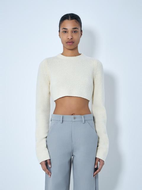 Cropped Knit Sweater