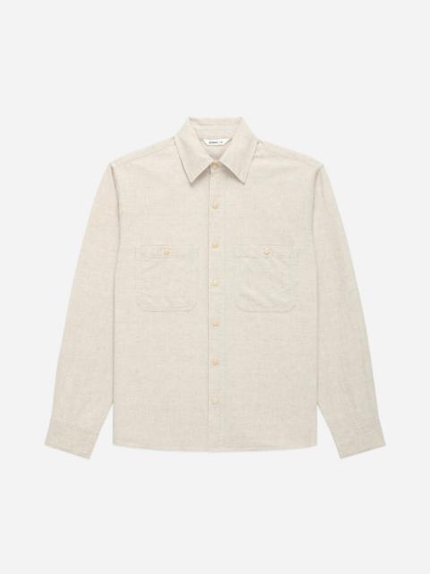 Utility Shirt - Ecru Chambray