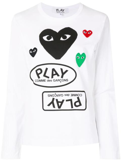 logo print long sleeve t-shirt