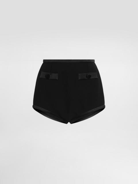 Wool crêpe culottes