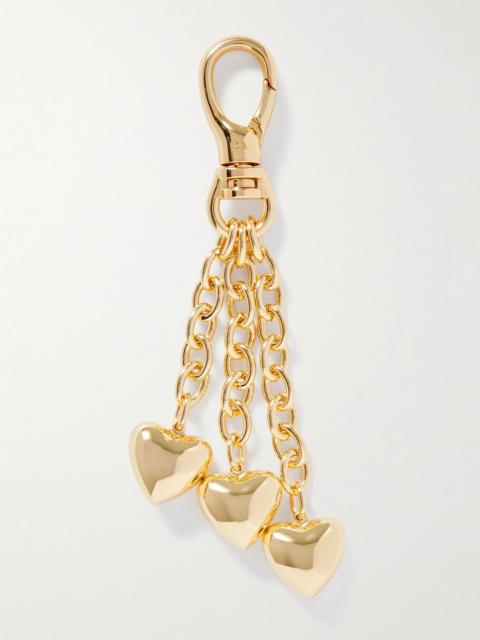 The Puffy Heart gold-tone bag charm Gold