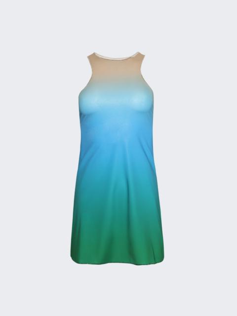 Glossy Degrade Mini Dress Sunrise