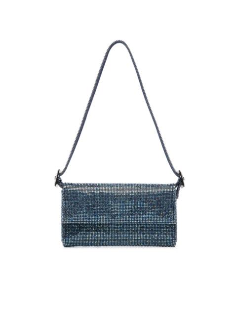 Vitty La Mignon rhinestone-embellished denim bag