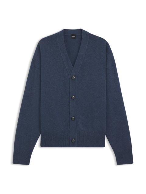 VIRGIN-WOOL CARDIGAN IN A RELAXED FIT