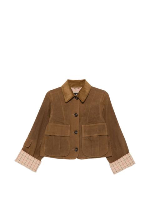 Dalbury corduroy-collar jacket